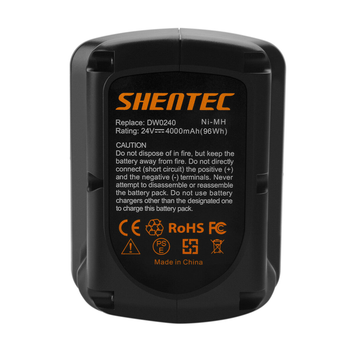 SHENTEC 24V 4000mAh Ni-MH Replacement Battery For Dewalt DE-24 DE0240 DE0241 DE0243 DW0242 DW0240 DW007
