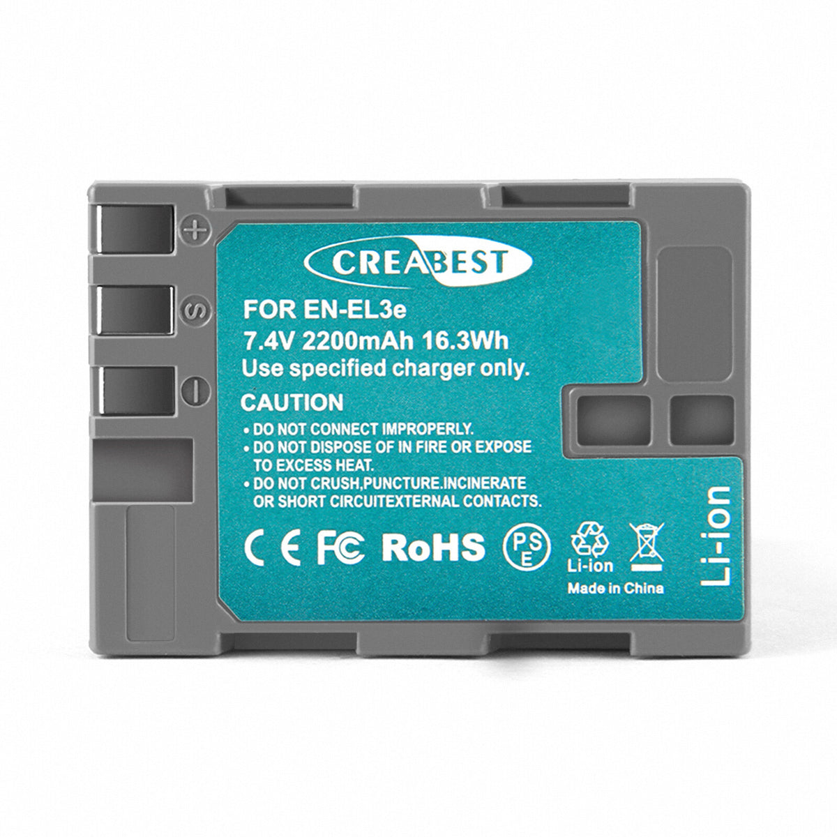 2X 2.2Ah EN-EL3E Battery +Dual Charger For Nikon D70 D70S D100 D50 D90 D700 D300
