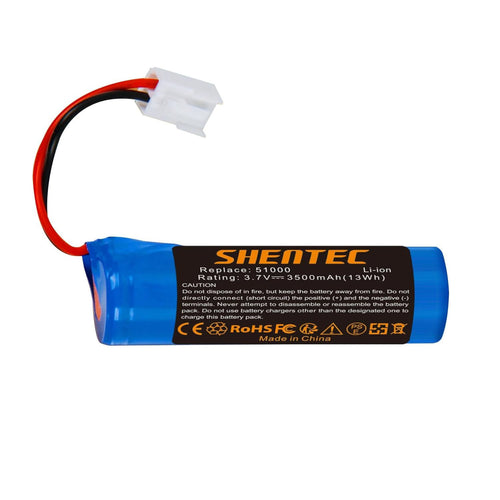SHENTEC 3.7V 3500mAh Li-ion Replacement Battery For Window Cleaner for Leifheit Dry&Clean 51000, 51002, 51113, 51114
