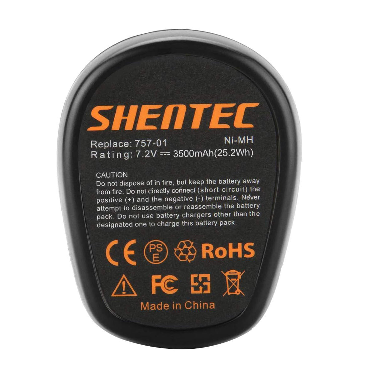 SHENTEC 2-Pack 3.5Ah 7.2V High Capacity Battery Compatible with Dremel