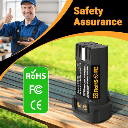 SHENTEC 2000mAh 8-Volt Replacement Battery Compatible with DEWALT