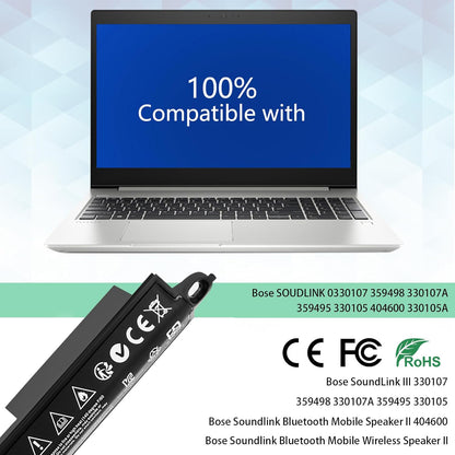 SHENTEC 359495 2600mAh Replacement Battery for Bose SoundLink III