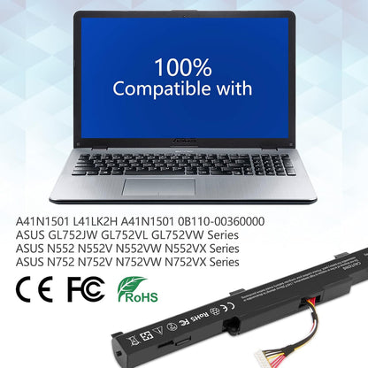 SHENTEC 2200mAh Laptop battery A41N1501 Battery for ASUS