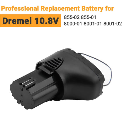 SHENTEC 10.8V 3000mAh Battery Compatible with Dremel Cordless Tool