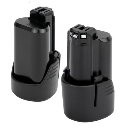 SHENTEC 2X 3.0AH 10.8V Li-ion Replacement Battery For Bosch BAT411 BAT413 GSR GDR GWI GSA GMF