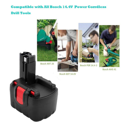 SHENTEC 14.4V 3.5Ah Ni-MH Replacement Battery Compatible with BAT038 BAT040 BAT041 BAT140 BAT159 2607335263 2607335264 2607335275 2607335276 2607335385