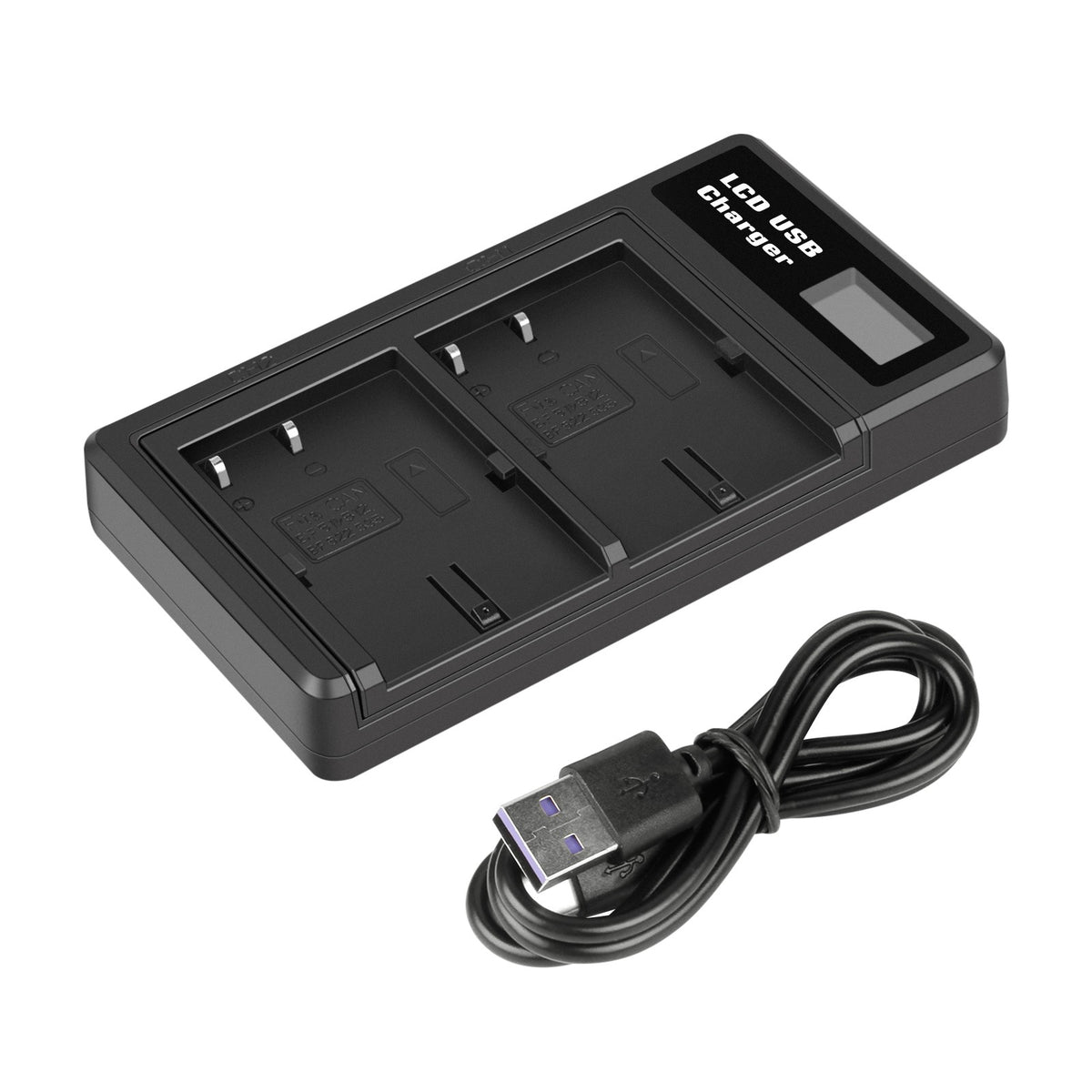 2x BP-511 Battery &LCD Dual Charger For Canon EOS 40D 50D BP-511A 300D 20D 30D