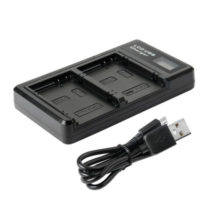 SHENTEC 2x LP-E8 Battery+ Dual Charger For Canon EOS 550D 600D 650D 700D Kiss T2i X4 X5