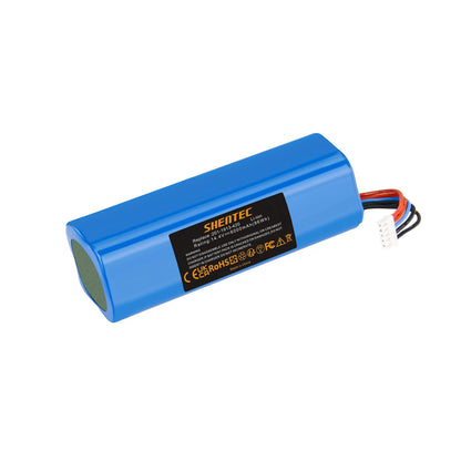 SHENTEC 2x6Ah 14.4V Li-ion Battery for Ecovacs 201-1913-4200 S10-Li-144-5200 DBX11-11/21