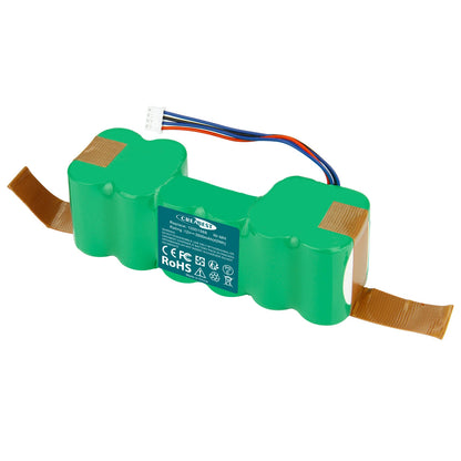 SHENTEC 2X 12V 3500mAh Ni-MH Battery For DD4G 10001568 Deebot Ozmo DN55 M89 O601 O610