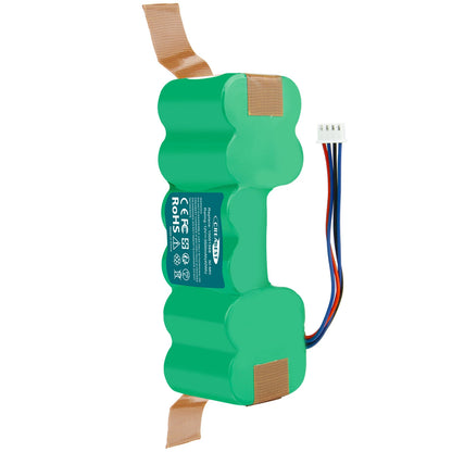 SHENTEC 2X 12V 3500mAh Ni-MH Battery For DD4G 10001568 Deebot Ozmo DN55 M89 O601 O610