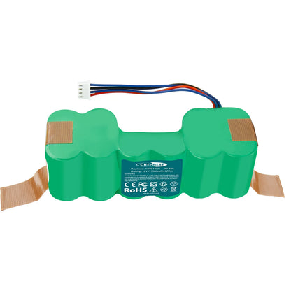 SHENTEC 2X 12V 3500mAh Ni-MH Battery For DD4G 10001568 Deebot Ozmo DN55 M89 O601 O610