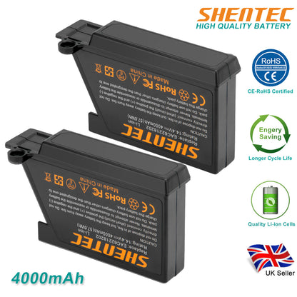 SHENTEC 2X 14.4V 4.0Ah Li-ion Battery for LG EAC60766104 EAC60766105 EAC60766101 VR1012W
