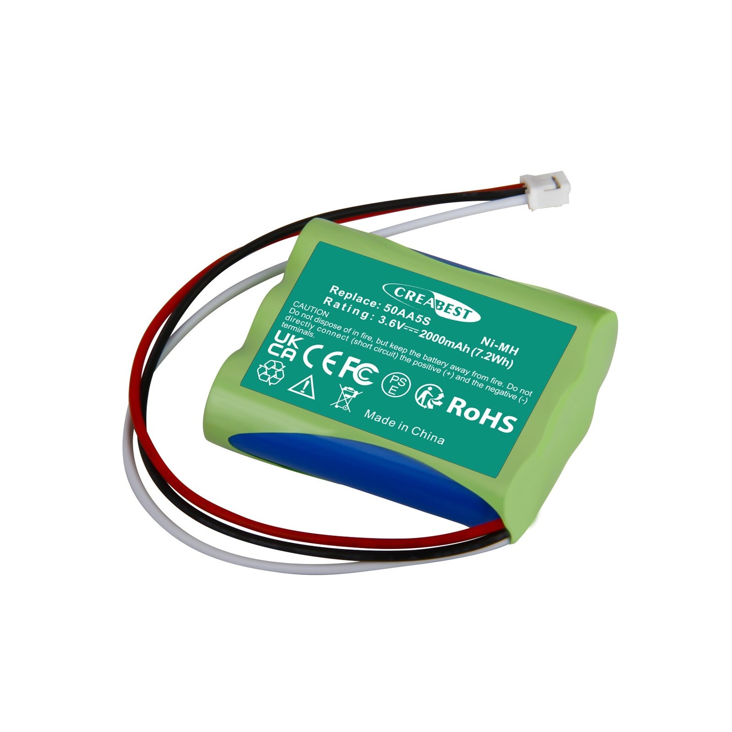 3.6V 2000mAh Ni-MH 50AA5S Replacement Battery For Tonies Toniebox Musicbox Soundbox