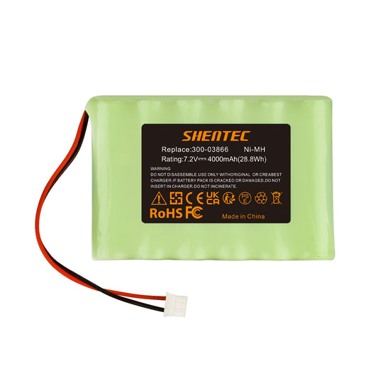 SHENTEC 7.2V 4000mAh Ni-MH  Battery for Honeywell Lynx 5100/5200/5300 300-03866 LCP500-4B