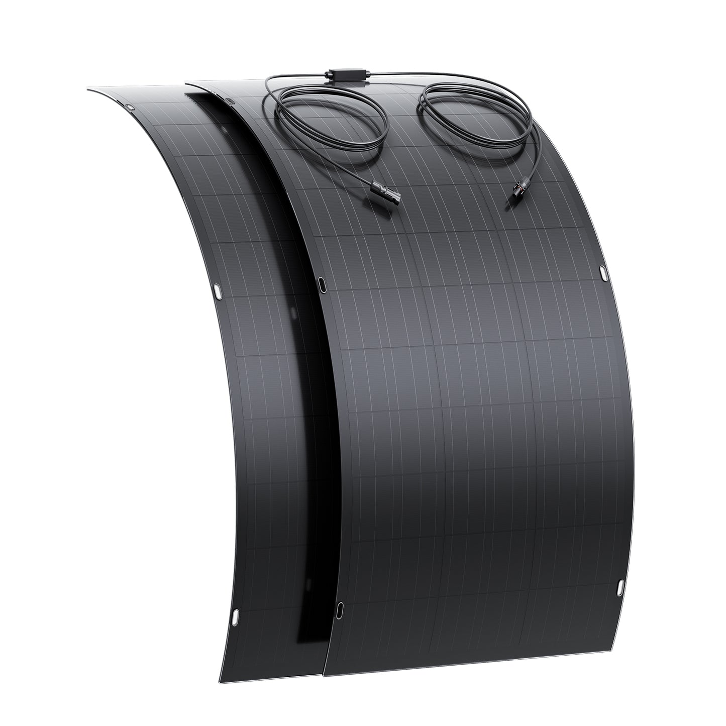 240W Flexible Solar Panel Kit, 2 x 120 W Flexible Solar Cell Module, IP67 for Balcony Motorhome, Car, Shed, Roof, Boat ,Off Grid