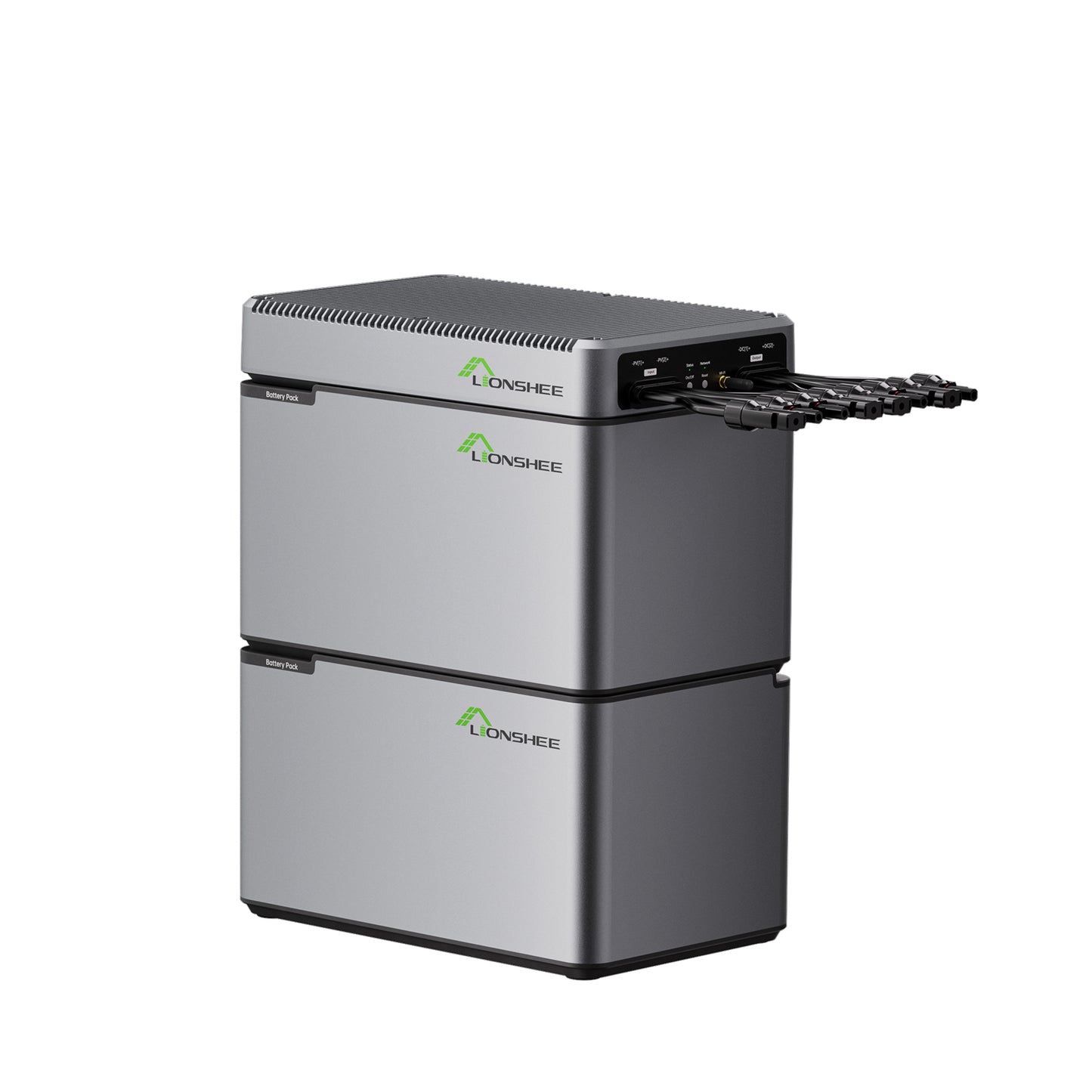 1024WH Power Box LiFePO4 52V 20AH Battery Storage Box + 1600W Smart Solar Hub For Home Balcony Solar System