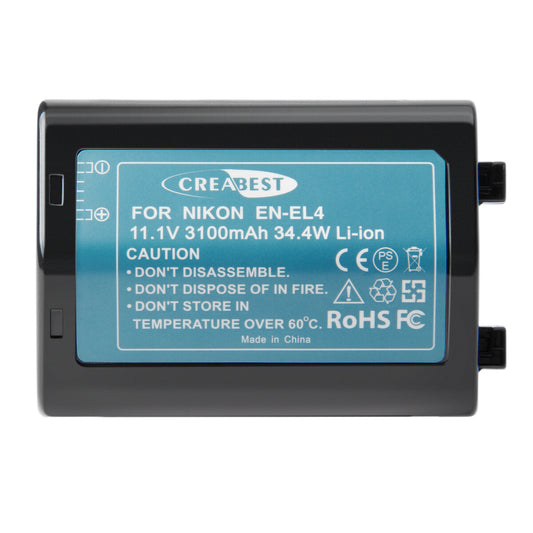 3100mAh EN-EL4 Battery For Nikon EN-EL4e F6 D2X D2Xs D2H D2Hs D3 D3S D3X EN-EL4a