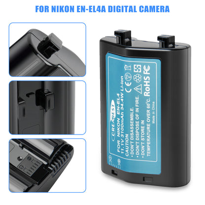 3100mAh EN-EL4 Battery For Nikon EN-EL4e F6 D2X D2Xs D2H D2Hs D3 D3S D3X EN-EL4a