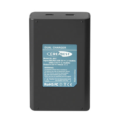 SHENTEC 2-Pack NP-BX1 Battery for Sony DSC-RX100 HX300 H400 WX350 WX400 HX50V HX60