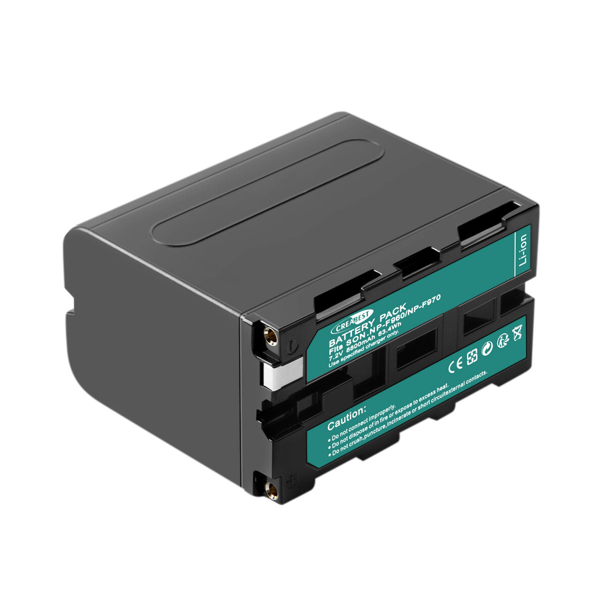 2x NP-F960 NP-F970 NP-F950 8.8Ah Battery + Dual Charger For Sony NP-F330 NP-F550 (Copy)
