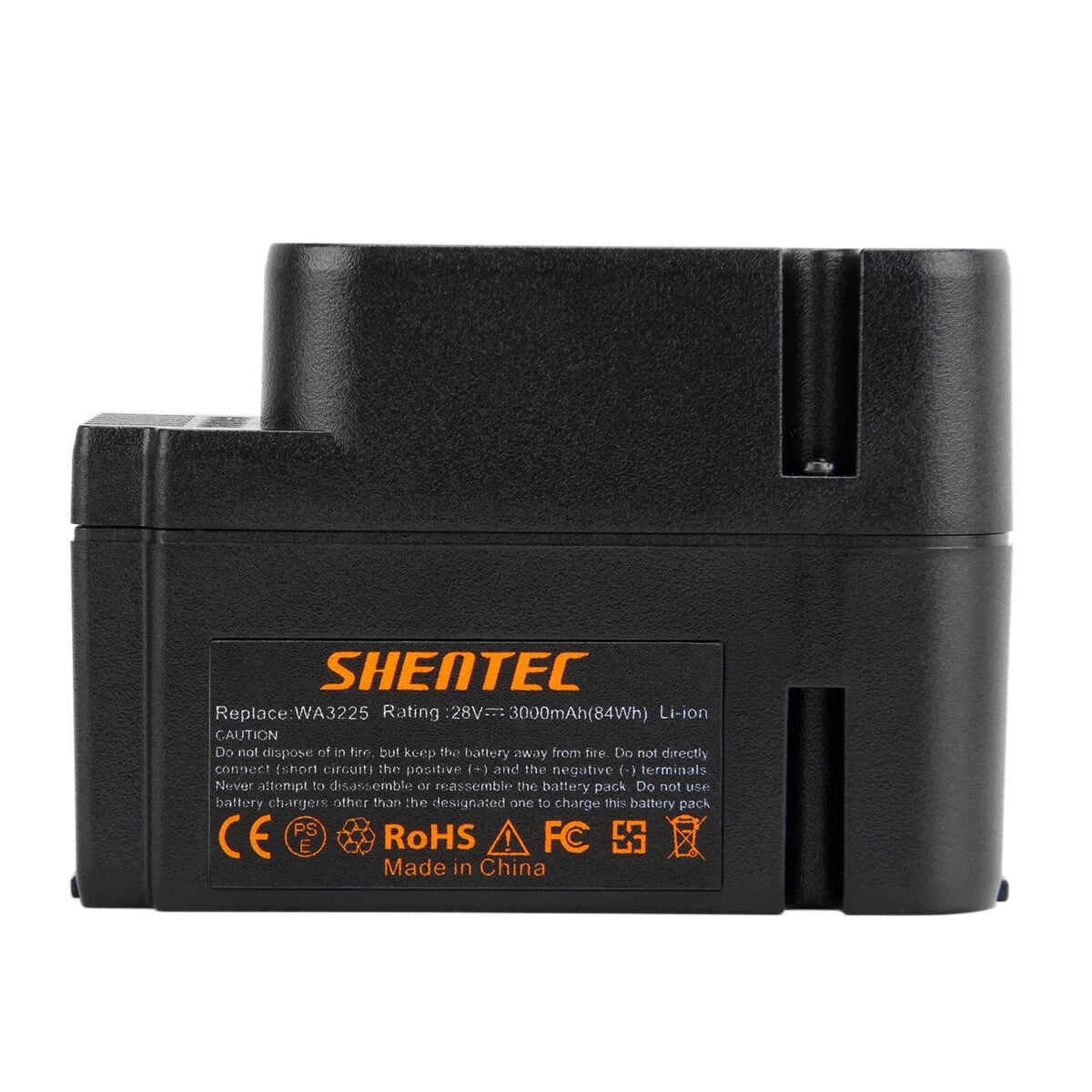 SHENTEC  PLG 2 Pack 3.0AH 28V Li-ion Battery For Worx WG790E WG754E WG794E WG755E WA3225 WA3565