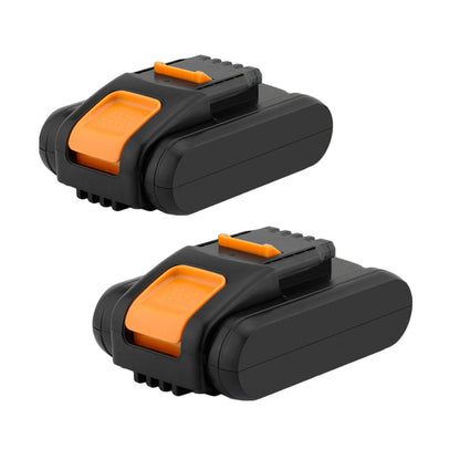 SHENTEC 2 Packs 3500mAh 20V Li-ion Battery for Worx WA3551.1 WG169 WX372 WX166 WX372