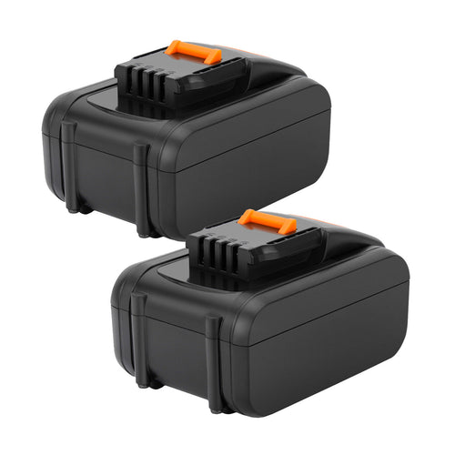 SHENTEC 2 Pack 20V 6Ah Li-ion Battery for Worx WA3551.1 WA3553 WA3516 WA3572 WG259E.9 WG169E